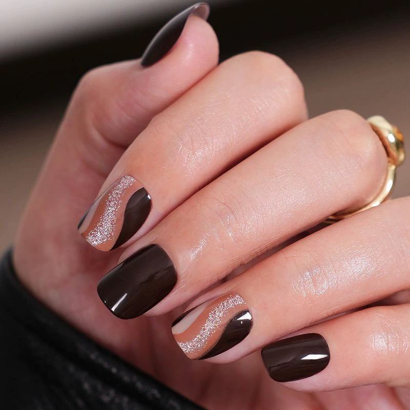 White Press-On Nails