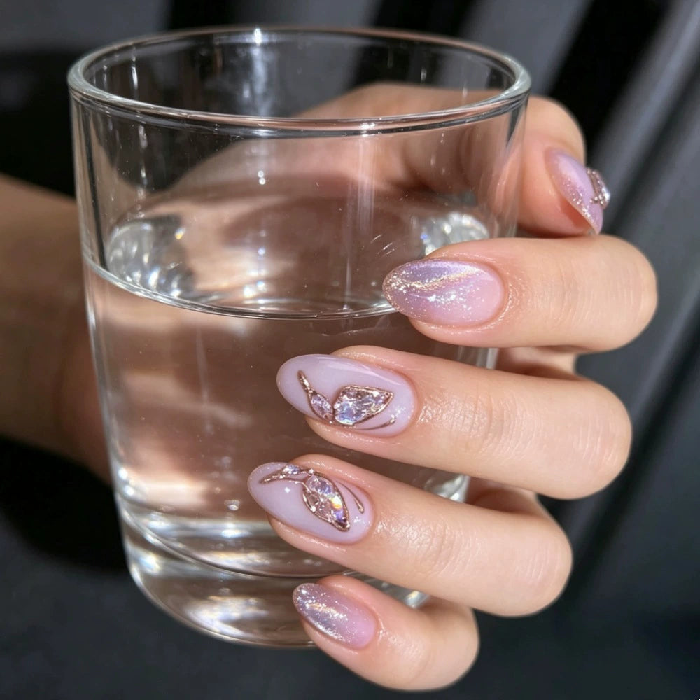 Pink Press-On Nails