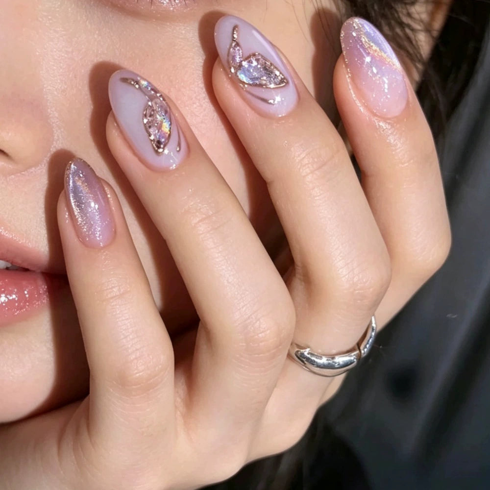 Pink Press-On Nails
