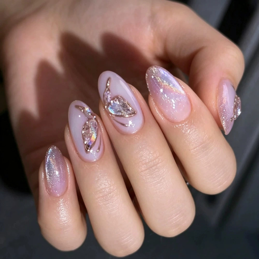 Pink Press-On Nails
