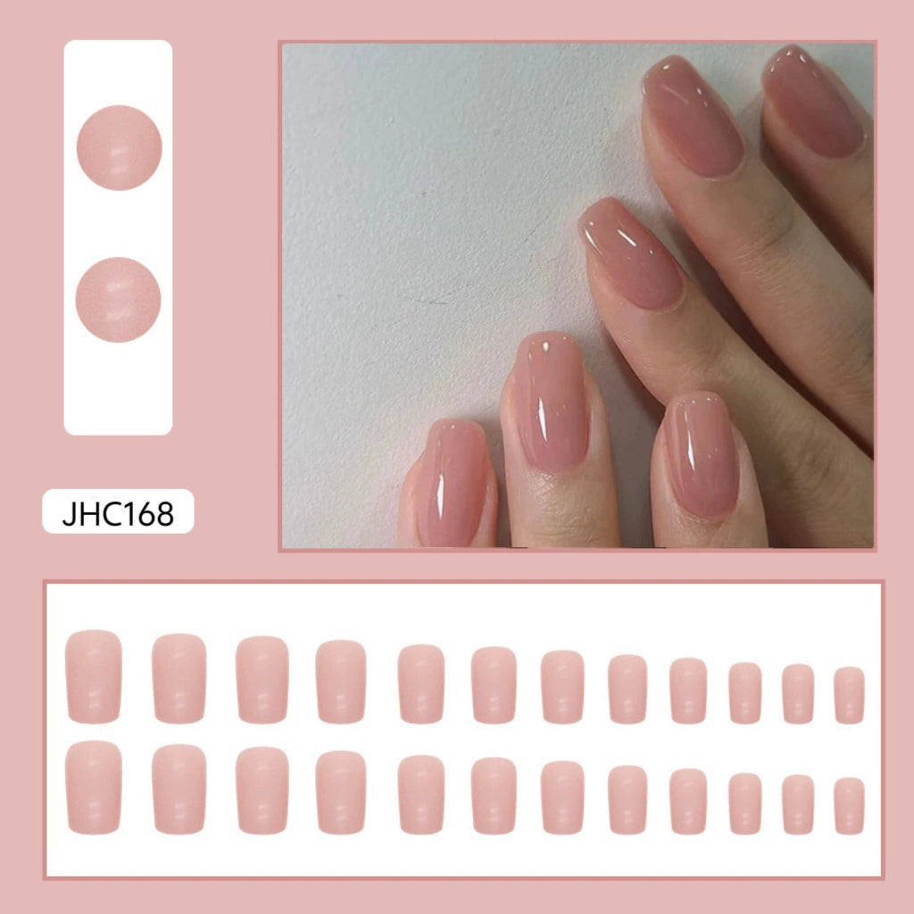 Pink Press-On Nails