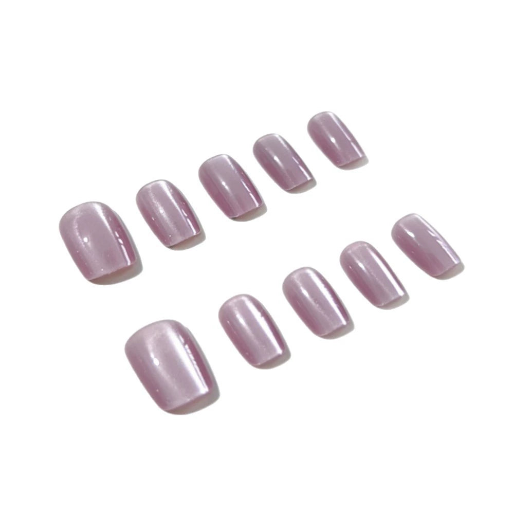 Pink Cat Eye Press-On Nails