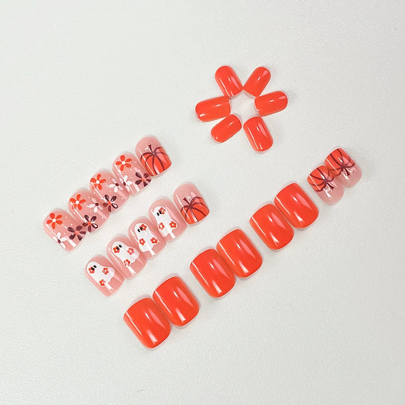 Floral Press-On Nails