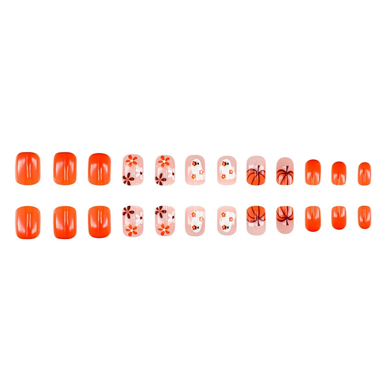 Floral Press-On Nails