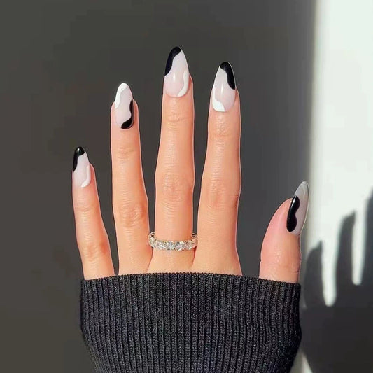 White French Press-On Nails
