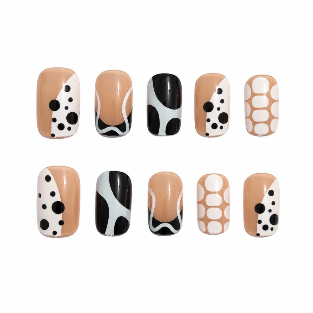 French Short Square Press-On Nails