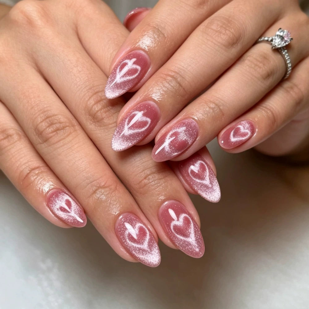 Cat Eye Almond Press-On Nails