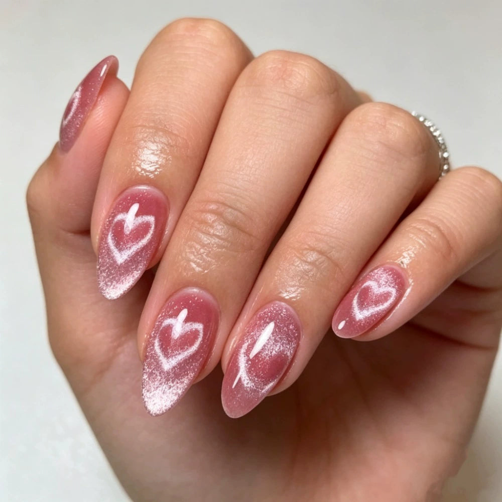 Cat Eye Almond Press-On Nails