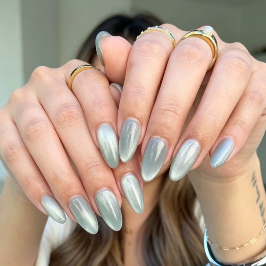 Cat Eye Almond Press-On Nails