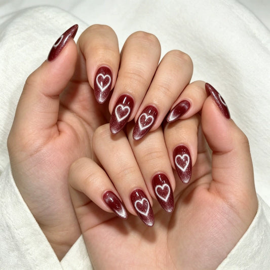 Cat Eye Almond Press-On Nails