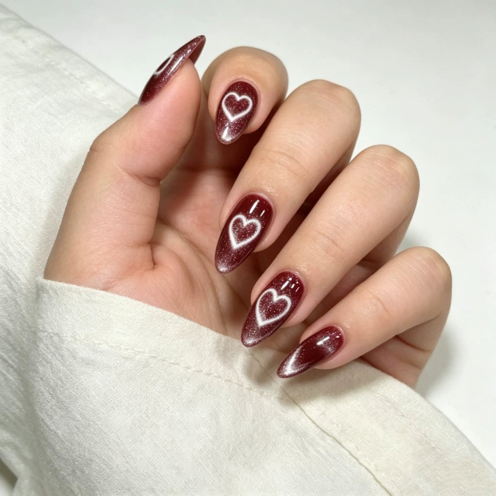 Cat Eye Almond Press-On Nails