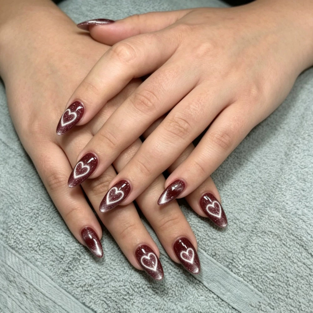Cat Eye Almond Press-On Nails