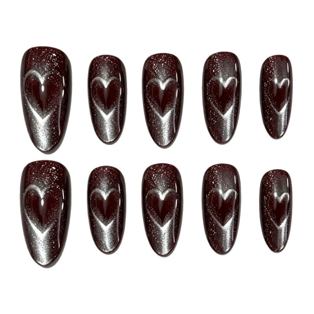 Cat Eye Almond Press-On Nails