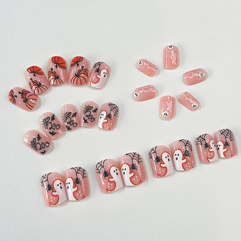 Halloween Short Square Press-On Nails