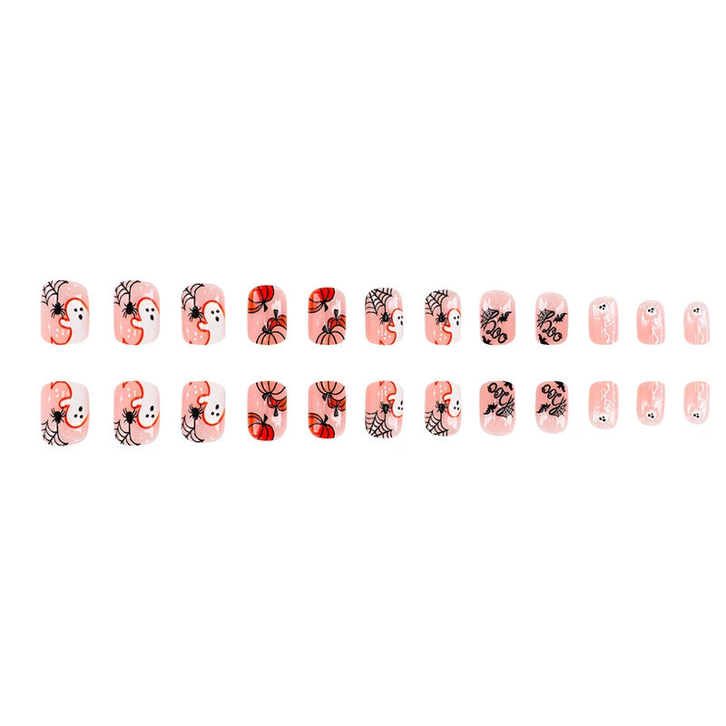 Halloween Short Square Press-On Nails