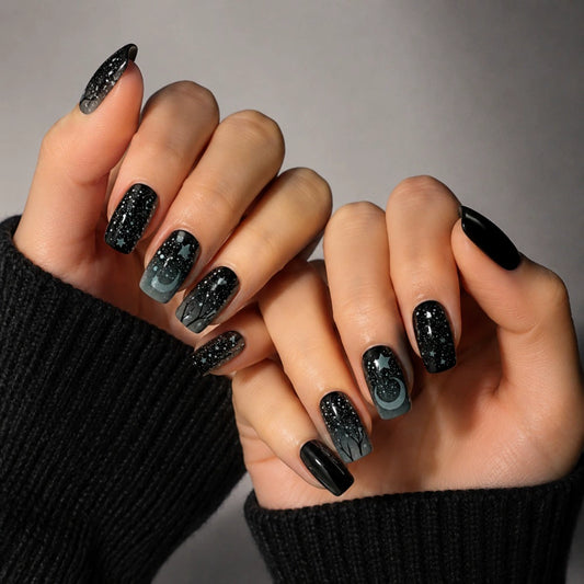 Floral Gradient Press-On Nails