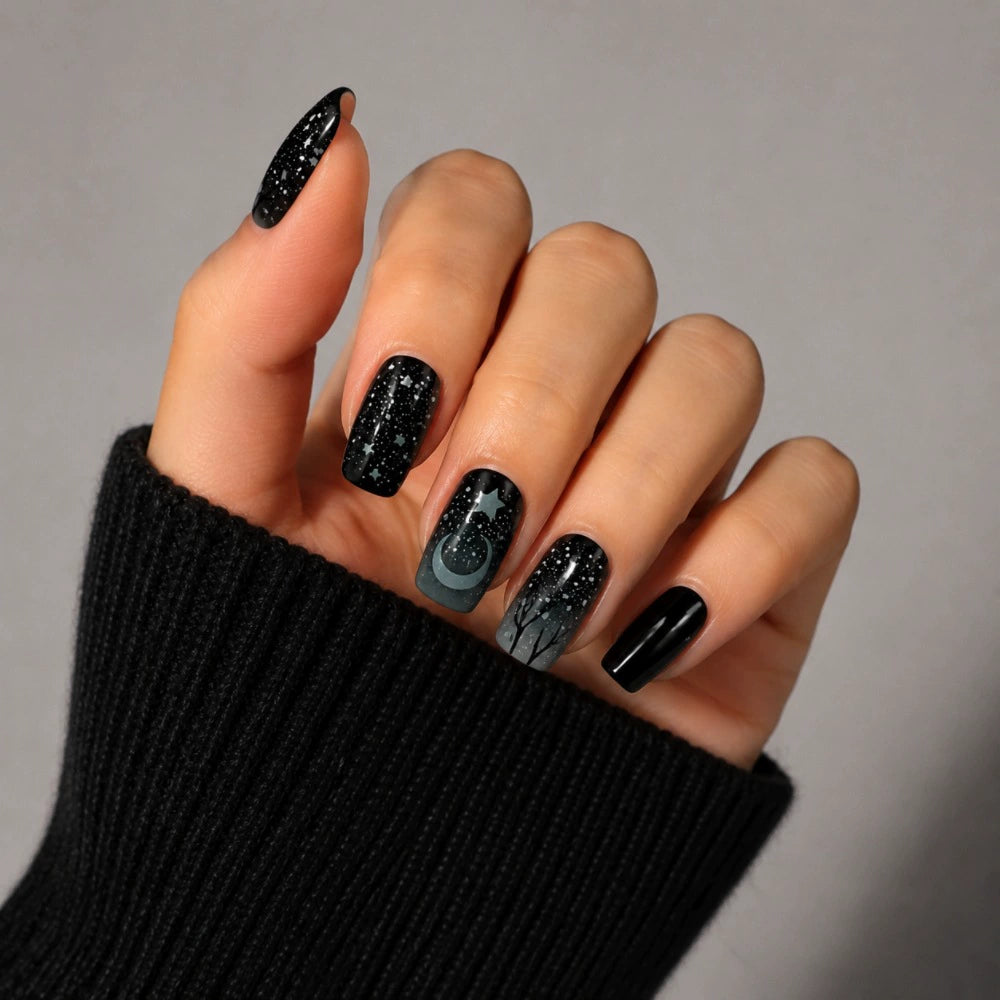 Floral Gradient Press-On Nails