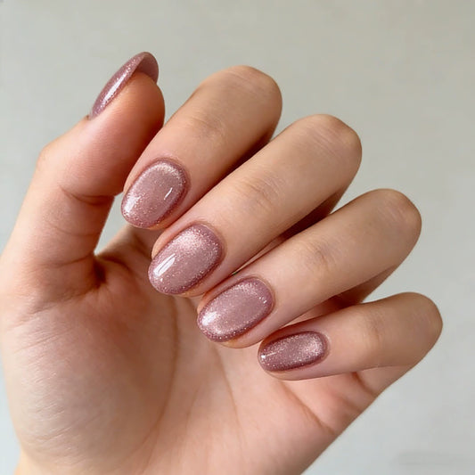 Cat Eye Short Square Press-On Nails
