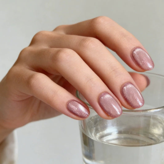 Cat Eye Short Square Press-On Nails