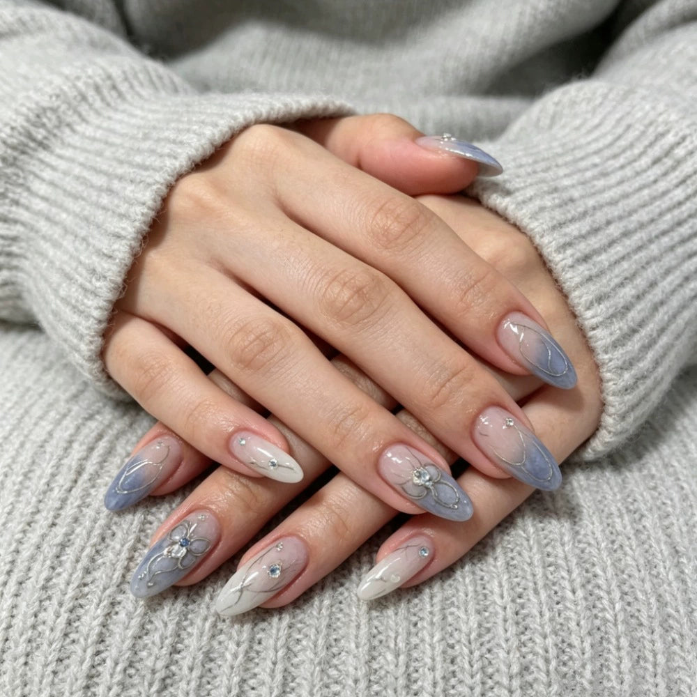 Bow Press-On Nails