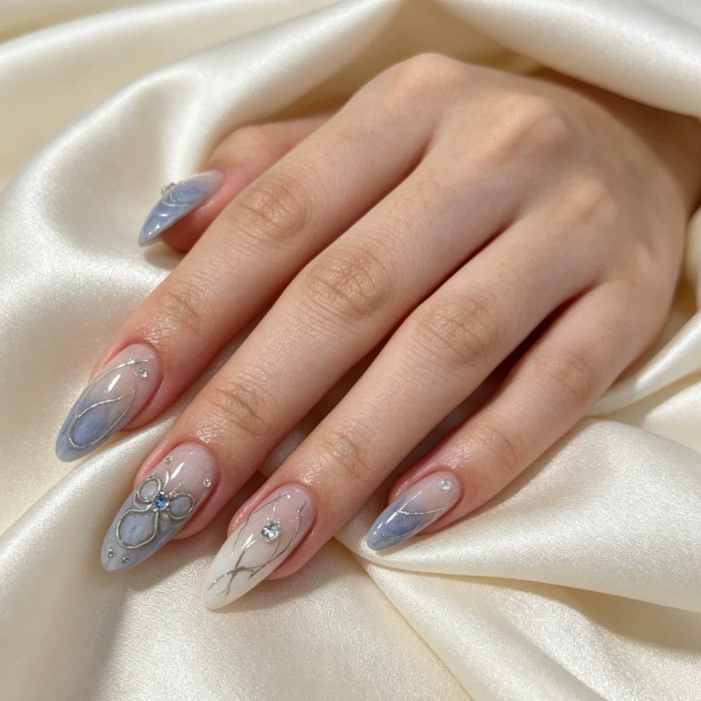 Bow Press-On Nails