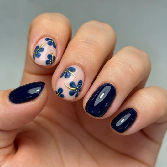 Floral Press-On Nails