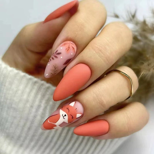 White Press-On Nails