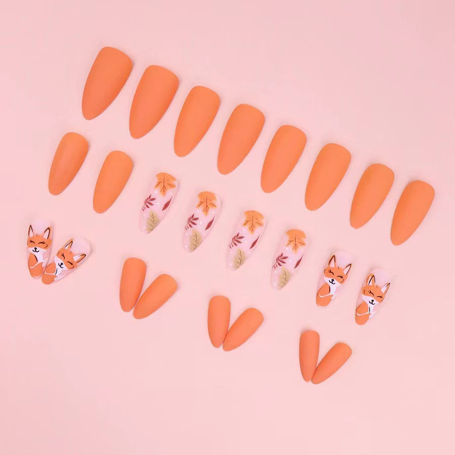 White Press-On Nails