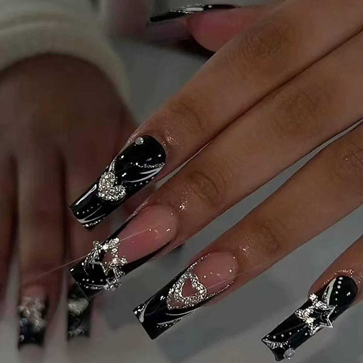 Long Stars Press-On Nails