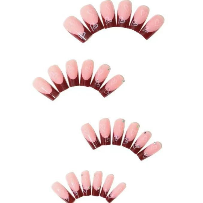 Rhinestone Press-On Nails